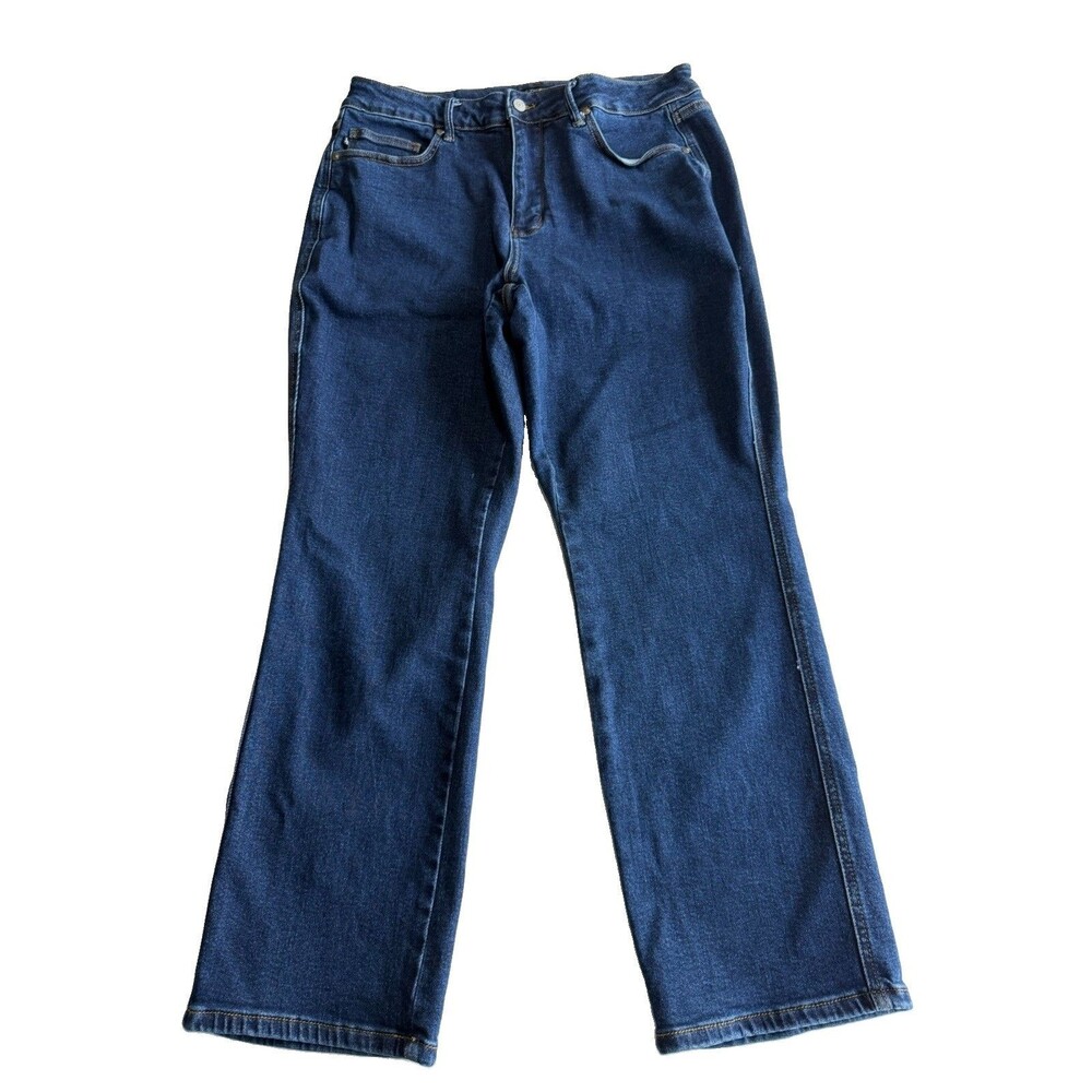 Judy Blue Womens 16W High Rise Straight Leg Jeans Dark Wash Denim JB88575-DK